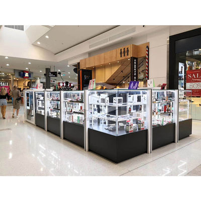 T4 LED Mobile Phone Display Showcase 20mm MDF Polishing Painting
