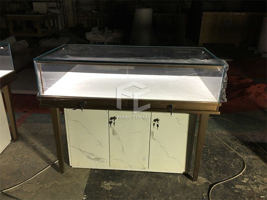 1100*600mm Retail Jewelry Display Cases MDF Jewelry display Counter 950mm High