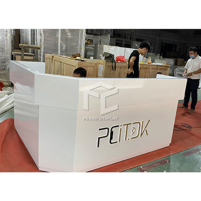 Nonluminous LOGO Mobile Phone Display Showcase Counter ODM