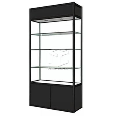 T4 LED Store Glass Display Showcase Counter For Shop Monomer Design
