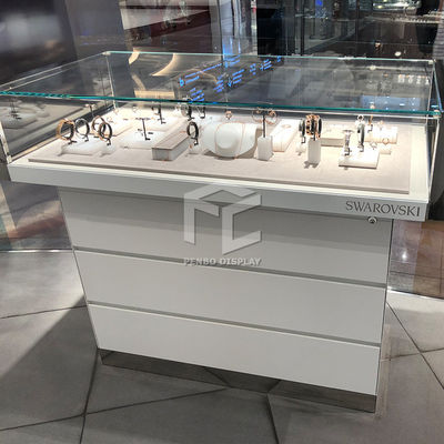 6500k LED Light Jewellery Shop Counter Showcase 1100*550*1150mm