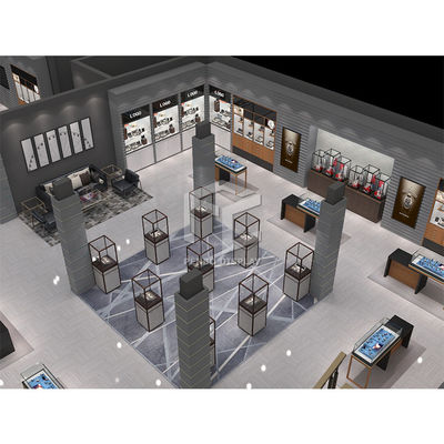 Glass Steel Watch Display Showcase Shops Display Furniture