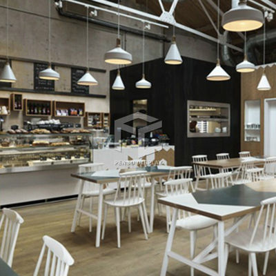 T4 LED Coffee Shop Display ODM Coffee Shop Kiosk Powder Coated