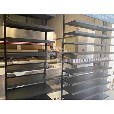 Electroplate Iron Smoke Shop Furniture ODM Spray Painted
