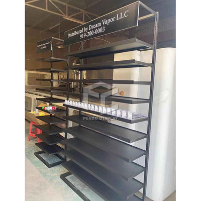 ODM Cigarette Store Display Shelf EPE Foam Powder Coated