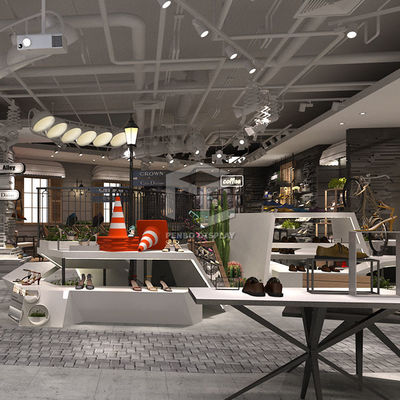 T5 Led Shoes Shop Furniture Design OEM Adjustable From 48In To 72In