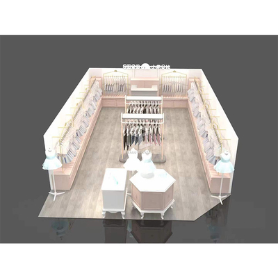 ISO9001 Retail Store Display Furniture Clothes Shop Display Rack