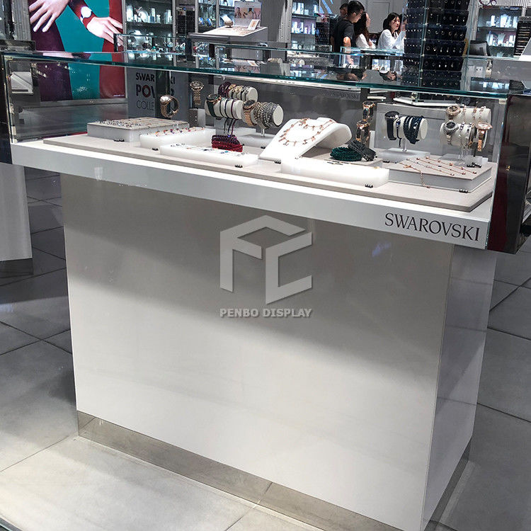 6500k LED Light Jewellery Shop Counter Showcase 1100*550*1150mm