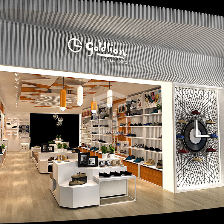 Boutique Shoe Store Showcase Display